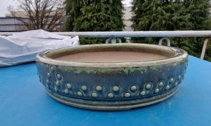 Green drum pot